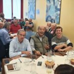 I dirigenti regionali Lombardia del Partito Socialista Italiano a pranzo presso la Fondazione Mazzini