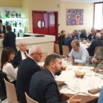 I dirigenti regionali Lombardia del Partito Socialista Italiano a pranzo presso la Fondazione Mazzini